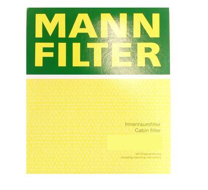 CUK 2862
MANN-FILTER
Filtr, wentylacja przestrzeni pasażerskiej
