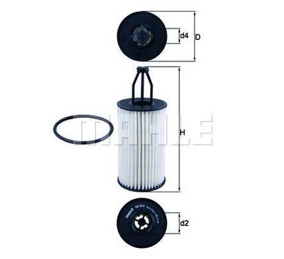 OX 814D
KNECHT
Filtr oleju
