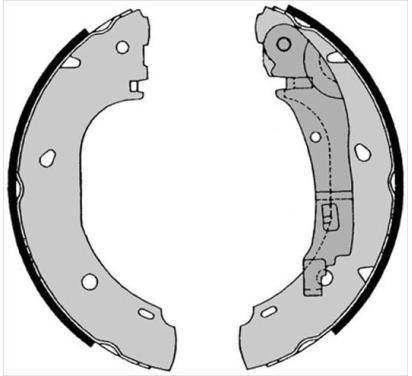 BC 08540
STARLINE
Zestaw szczęk hamulcowych
