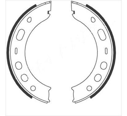 BC 09000
STARLINE
Zestaw szczęk hamulcowych
