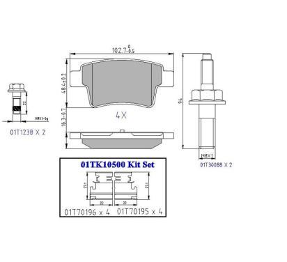 BD S854P-PL
STARLINE
Klocki hamulcowe
