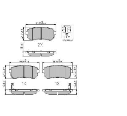 BD S409-PL
STARLINE
Klocki hamulcowe
