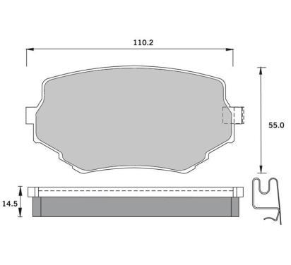 BD S397
STARLINE
Klocki hamulcowe
