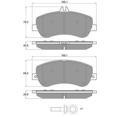 BD S993
STARLINE
Klocki hamulcowe
