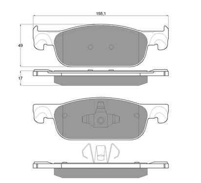 BD S973
STARLINE
Klocki hamulcowe
