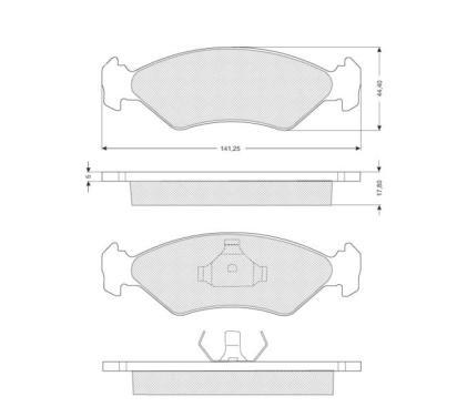 BD S040
STARLINE
Klocki hamulcowe
