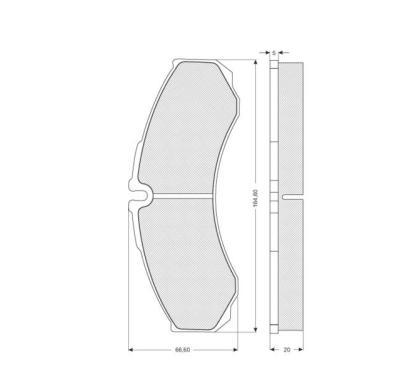 BD S180
STARLINE
Klocki hamulcowe
