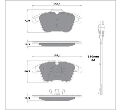 BD S565-1
STARLINE
Klocki hamulcowe
