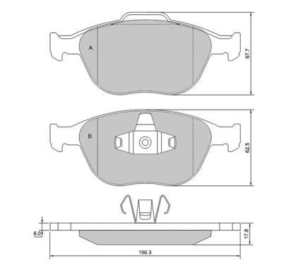 BD S428
STARLINE
Klocki hamulcowe
