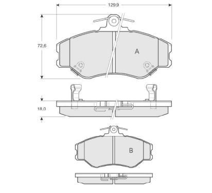 BD S171
STARLINE
Klocki hamulcowe
