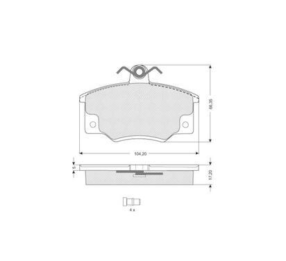 BD S029
STARLINE
Klocki hamulcowe
