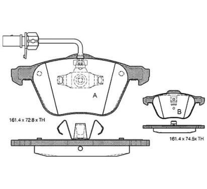 BD S312
STARLINE
Klocki hamulcowe
