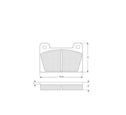 BD S008S
STARLINE
Klocki hamulcowe
