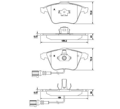 BD S837P
STARLINE
Klocki hamulcowe
