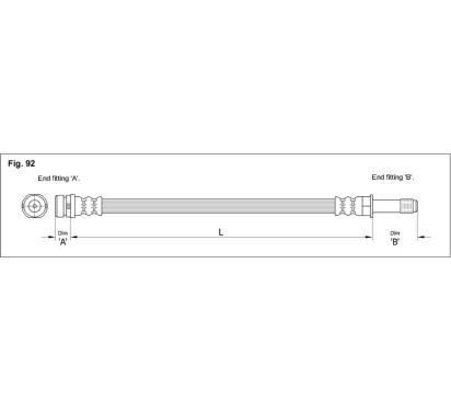 HA AC.1258
STARLINE
Przewód hamulcowy elastyczny
