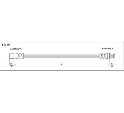 HA EE.1228
STARLINE
Przewód hamulcowy elastyczny
