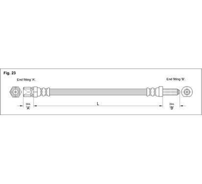 HA AC.1217
STARLINE
Przewód hamulcowy elastyczny
