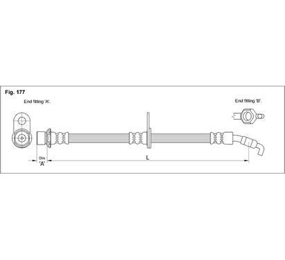 HA ST.1174
STARLINE
Przewód hamulcowy elastyczny
