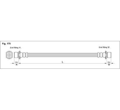 HA EB.1268
STARLINE
Przewód hamulcowy elastyczny
