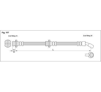 HA DH.1215
STARLINE
Przewód hamulcowy elastyczny
