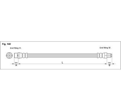 HA C.1226
STARLINE
Przewód hamulcowy elastyczny
