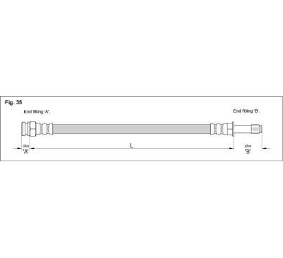 HA DG.1209
STARLINE
Przewód hamulcowy elastyczny
