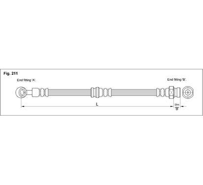 HA AM.1221
STARLINE
Przewód hamulcowy elastyczny

