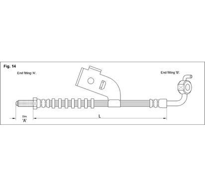 HA AC.1261
STARLINE
Przewód hamulcowy elastyczny
