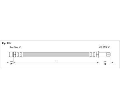 HA EE.1235
STARLINE
Przewód hamulcowy elastyczny
