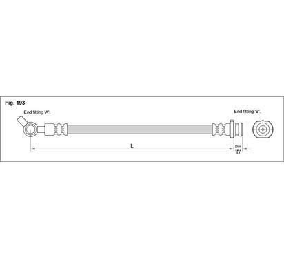 HA BH.1298
STARLINE
Przewód hamulcowy elastyczny
