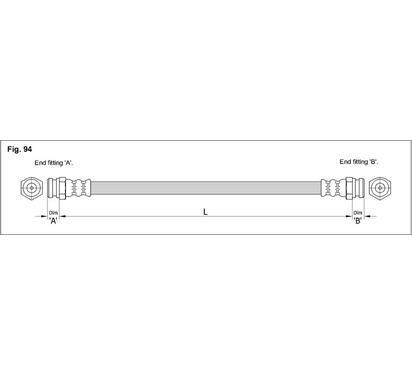 HA BB.1222
STARLINE
Przewód hamulcowy elastyczny
