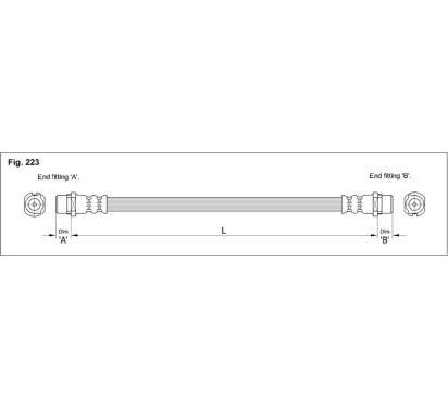 HA CC.1273
STARLINE
Przewód hamulcowy elastyczny
