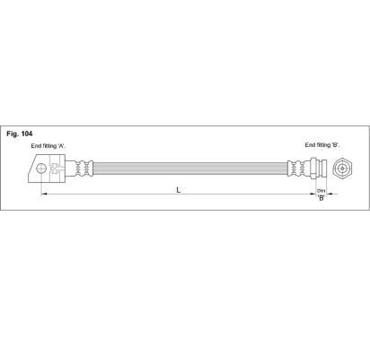 HA AD.1201
STARLINE
Przewód hamulcowy elastyczny
