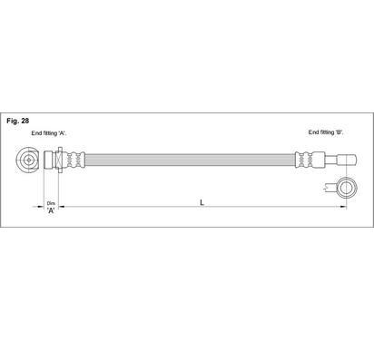HA BC.1228
STARLINE
Przewód hamulcowy elastyczny
