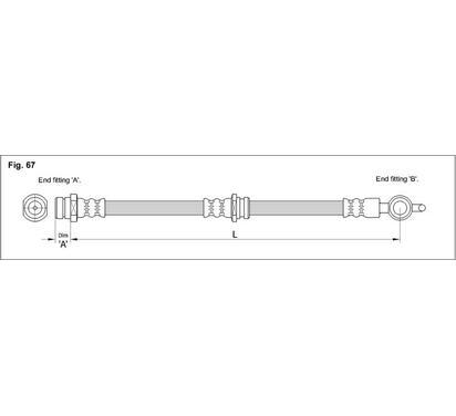 HA BB.1203
STARLINE
Przewód hamulcowy elastyczny
