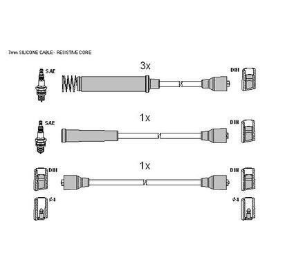 ZK 1572
STARLINE
Zestaw przewodów zapłonowych
