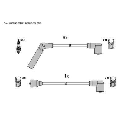 ZK 8044
STARLINE
Zestaw przewodów zapłonowych
