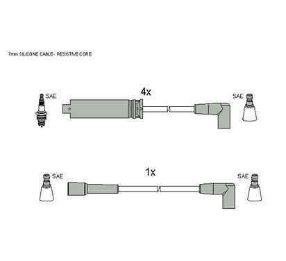 ZK 7282
STARLINE
Zestaw przewodów zapłonowych

