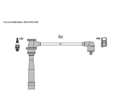 ZK 1082
STARLINE
Zestaw przewodów zapłonowych
