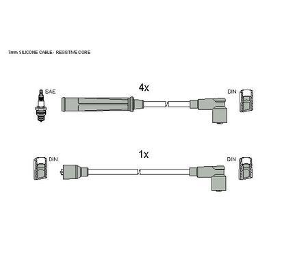 ZK 2574
STARLINE
Zestaw przewodów zapłonowych
