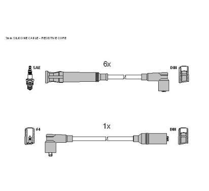 ZK 0212
STARLINE
Zestaw przewodów zapłonowych
