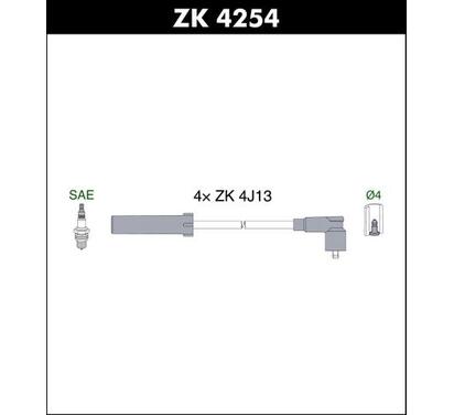 ZK 4254
STARLINE
Zestaw przewodów zapłonowych
