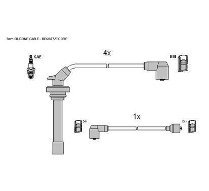 ZK 9244
STARLINE
Zestaw przewodów zapłonowych

