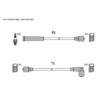 ZK 2742
STARLINE
Zestaw przewodów zapłonowych
