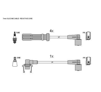 ZK 1042
STARLINE
Zestaw przewodów zapłonowych
