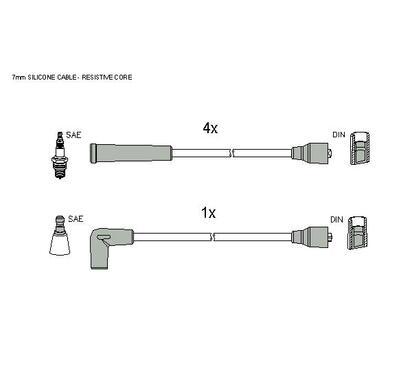 ZK 2954
STARLINE
Zestaw przewodów zapłonowych

