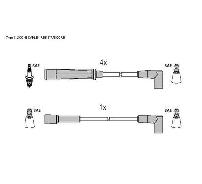 ZK 1592
STARLINE
Zestaw przewodów zapłonowych
