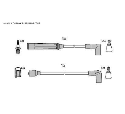 ZK 4576
STARLINE
Zestaw przewodów zapłonowych
