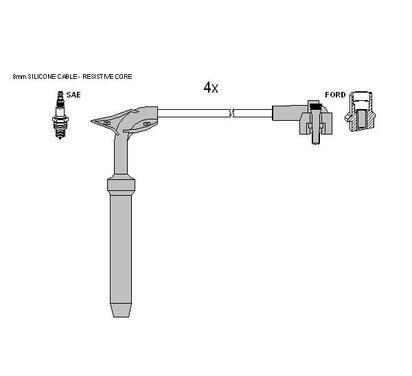 ZK 4926
STARLINE
Zestaw przewodów zapłonowych
