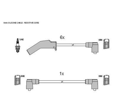 ZK 1156
STARLINE
Zestaw przewodów zapłonowych
